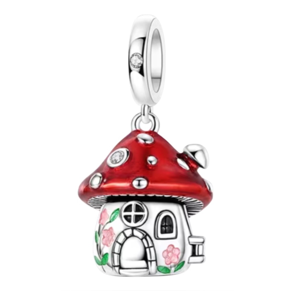 Toadstool Cottage Opening Charm Pandora Style